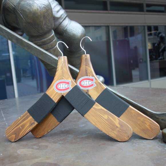 Two(2) Montreal Canadiens Hockey Jersey Hangers - Picture 6 of 15